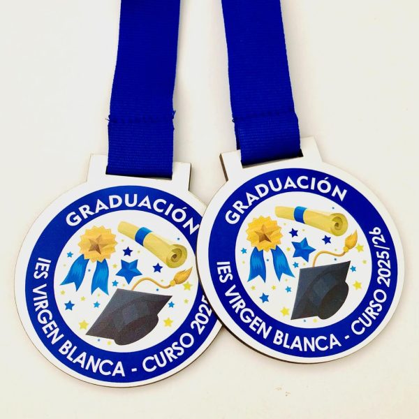 MEDALLA DE MADERA SERIE CLAUSURA