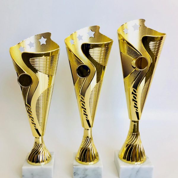 COPA SERIE ESTRELLAS PVC DORADA