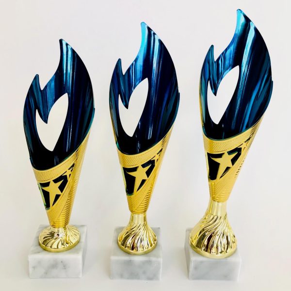 SERIE 9037 COPA PVC CORAZÓN AZUL