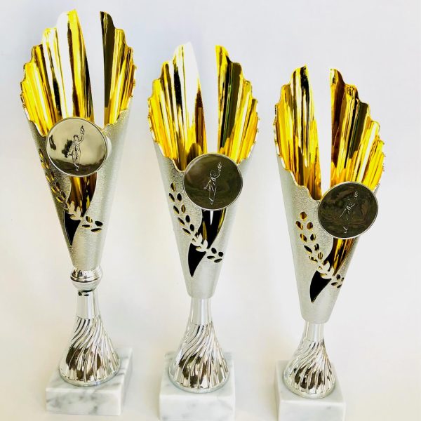 COPA SERIE 76 PVC PLATA/ORO LOGO